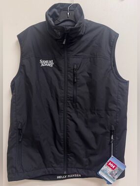 Men’s NWT Helly Hansen Samuel Adams Sailing Crew Vest Black Large